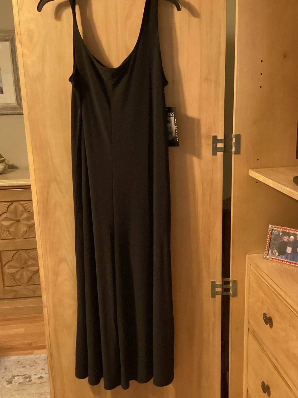 Attitudes by Renee Black Maxi Slip Dress
